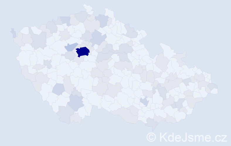 Jméno: 'Petronila', počet výskytů 156 v celé ČR