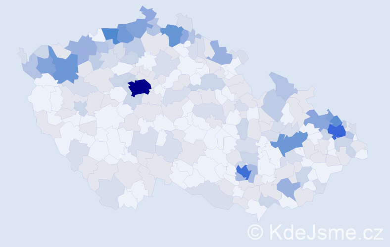 Jméno: 'Margit', počet výskytů 473 v celé ČR