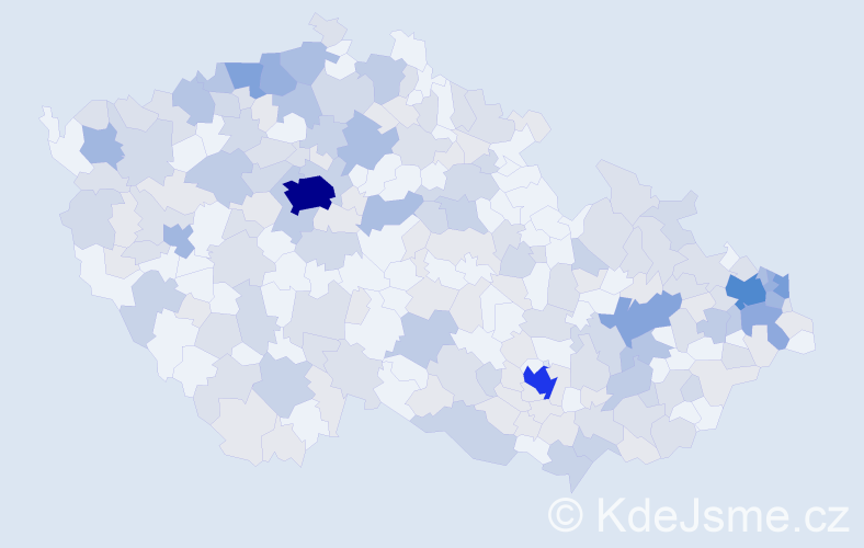 Jméno: 'Zdenko', počet výskytů 500 v celé ČR