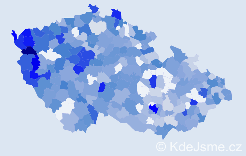 Jméno: 'Jessica', počet výskytů 870 v celé ČR