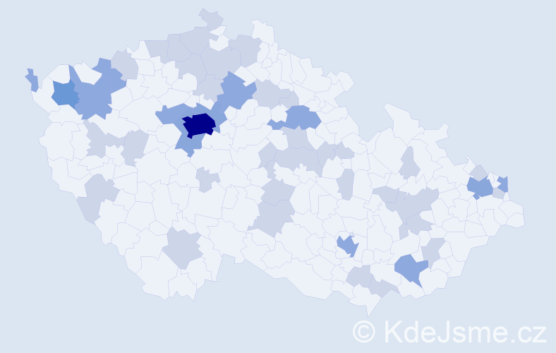 Jméno: 'Melinda', počet výskytů 79 v celé ČR