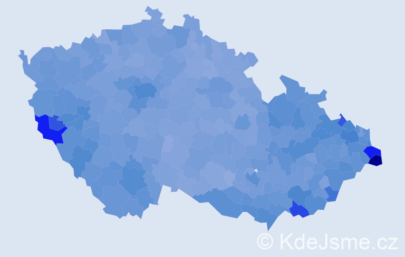 Jméno: 'Anna', počet výskytů 134819 v celé ČR