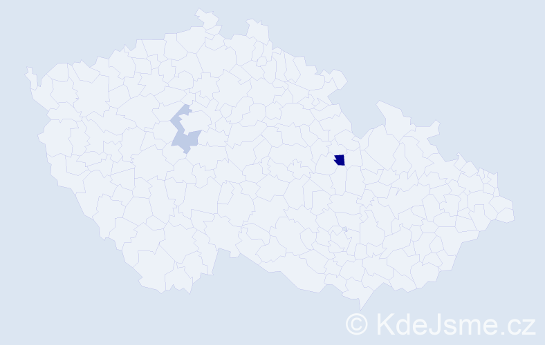 Jméno: 'Petr Rudolf', počet výskytů 3 v celé ČR