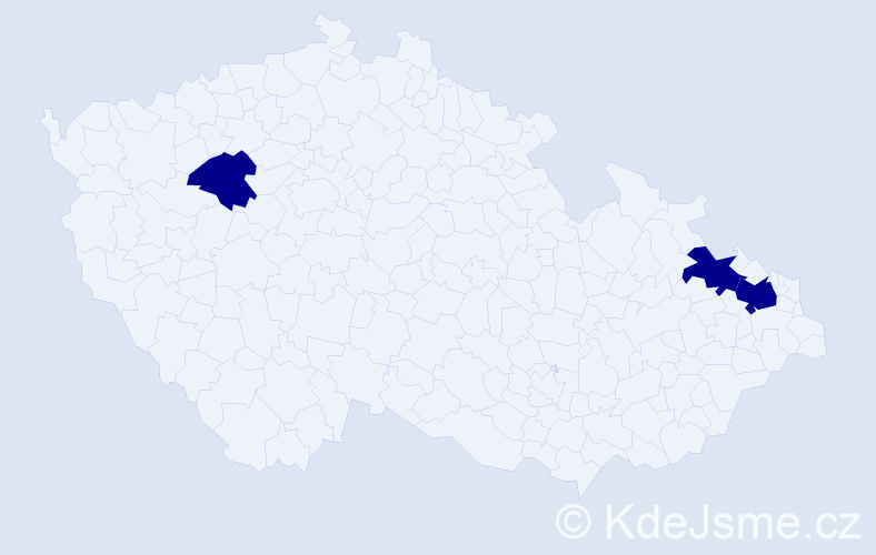 Jméno: 'Danh Manh', počet výskytů 3 v celé ČR