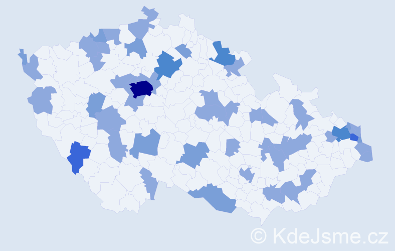 Jméno: 'Zikmund', počet výskytů 78 v celé ČR