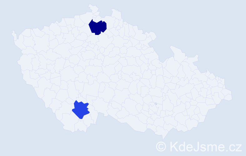 Jméno: 'Ermin', počet výskytů 4 v celé ČR