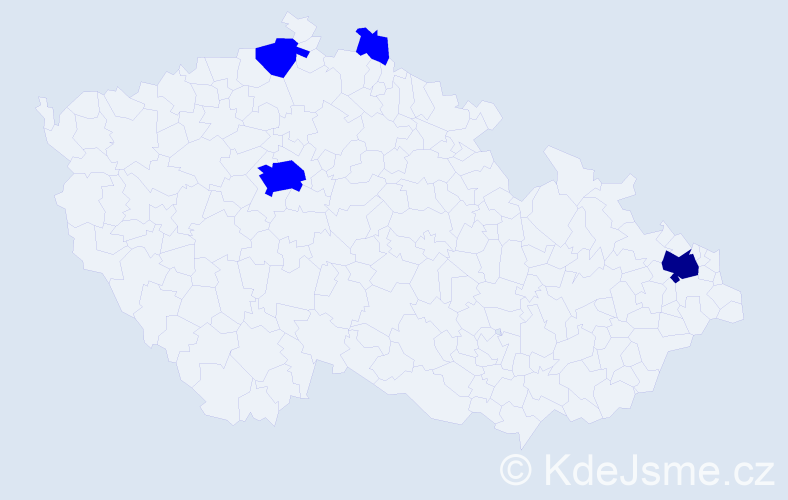 Jméno: 'Román', počet výskytů 5 v celé ČR