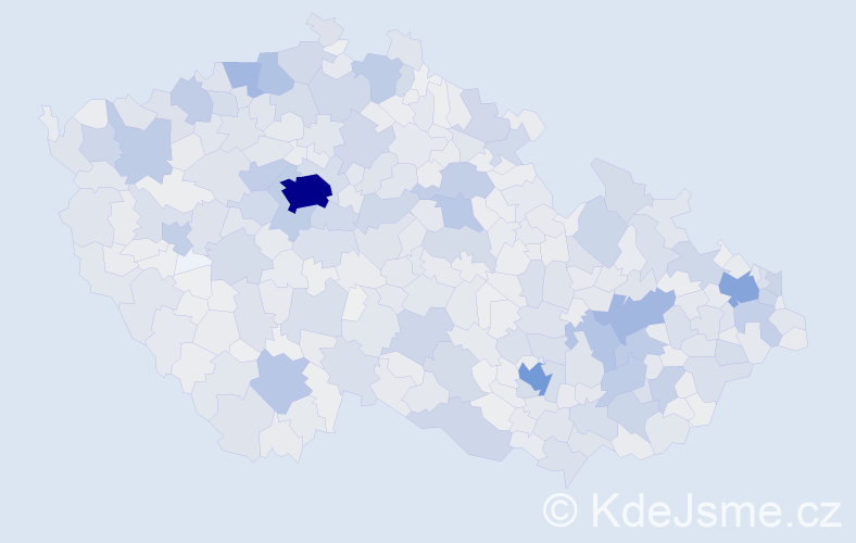 Jméno: 'Bedřich', počet výskytů 6636 v celé ČR