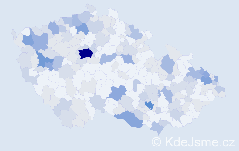 Jméno: 'Arnoštka', počet výskytů 389 v celé ČR