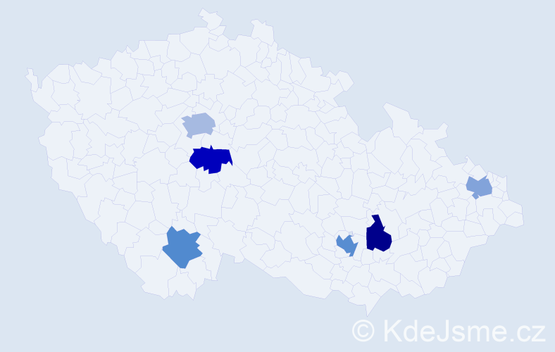Jméno: 'Stephen Paul', počet výskytů 8 v celé ČR