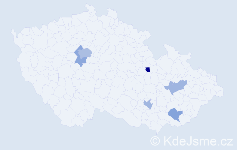 Jméno: 'Mathieu', počet výskytů 11 v celé ČR
