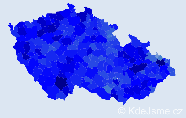 Jméno: 'Miroslav', počet výskytů 147753 v celé ČR