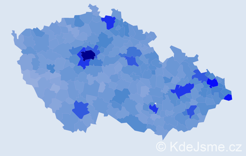 Jméno: 'Zuzana', počet výskytů 60633 v celé ČR