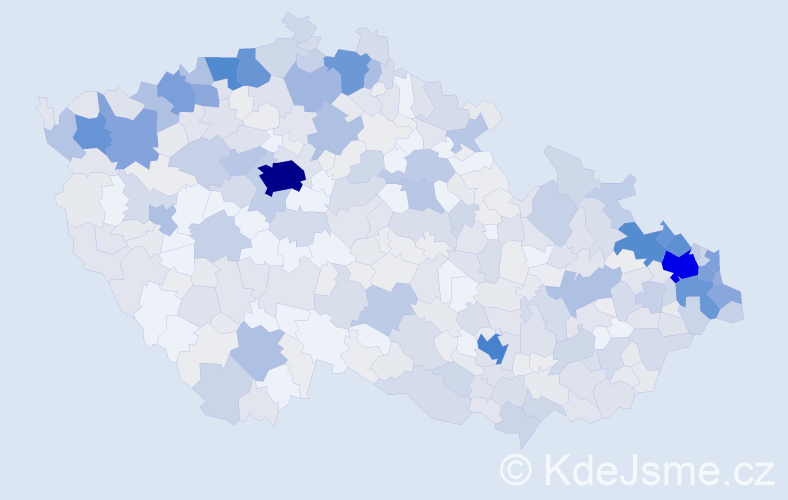 Jméno: 'Brigita', počet výskytů 1480 v celé ČR