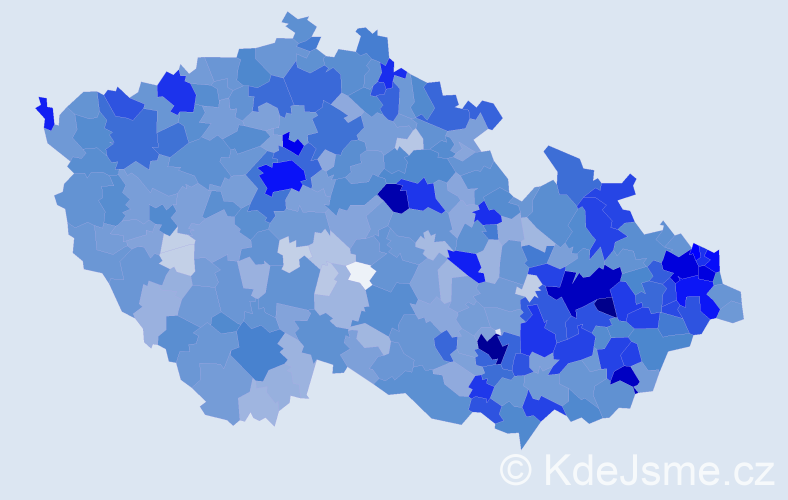 Jméno: 'Elena', počet výskytů 4096 v celé ČR