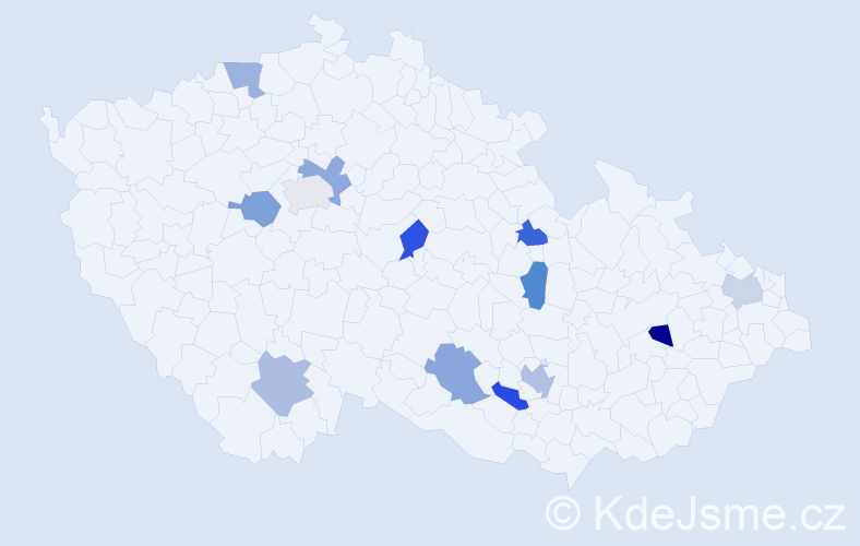 Jméno: 'Elinor', počet výskytů 14 v celé ČR