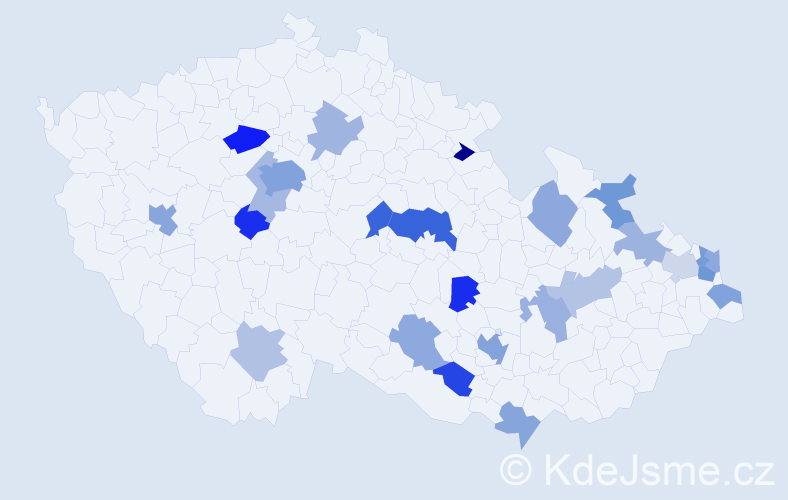 Jméno: 'Salome', počet výskytů 44 v celé ČR