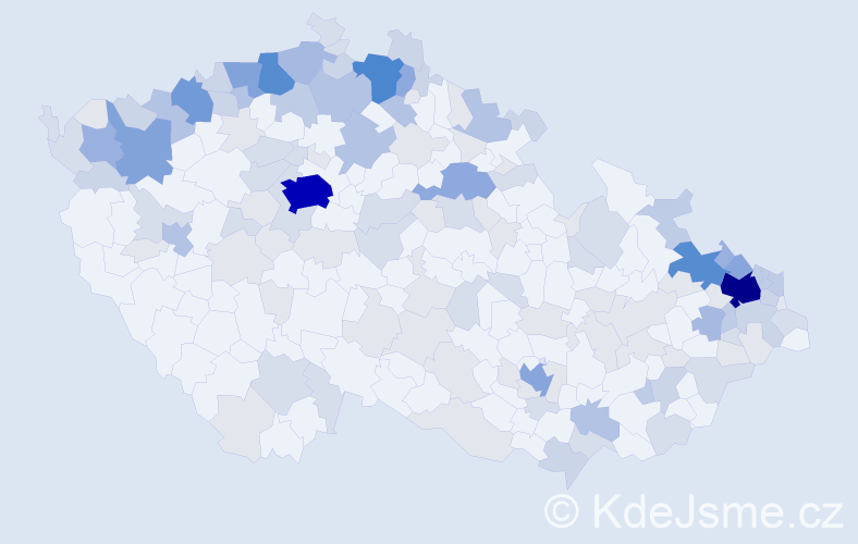 Jméno: 'Liana', počet výskytů 419 v celé ČR