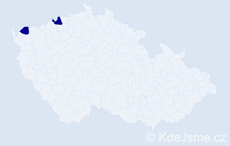 Jméno: 'Bernhard Joseph', počet výskytů 2 v celé ČR