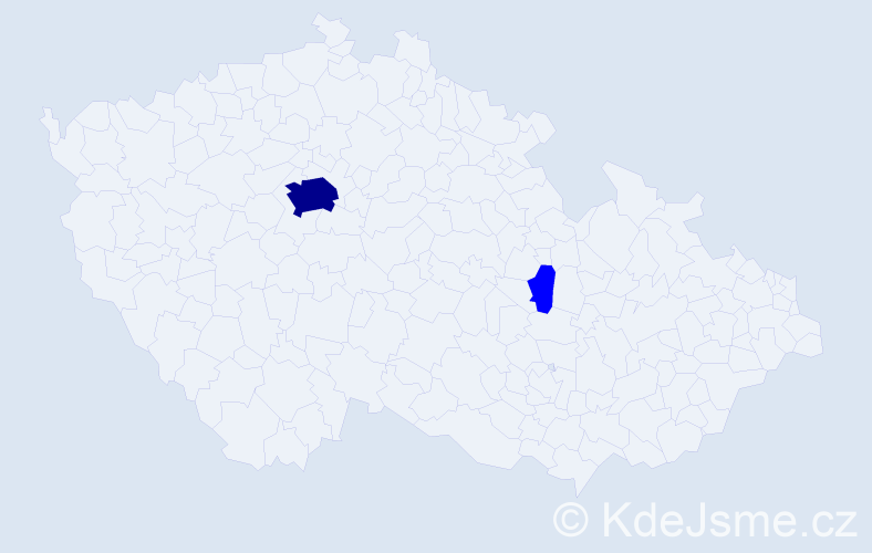 Jméno: 'Ratchanee', počet výskytů 3 v celé ČR