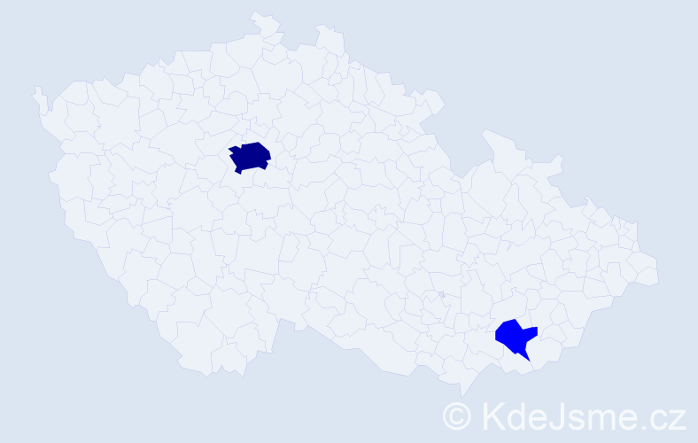 Jméno: 'Shpresa', počet výskytů 3 v celé ČR
