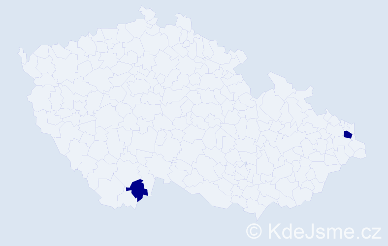 Jméno: 'Marcin Dawid', počet výskytů 2 v celé ČR