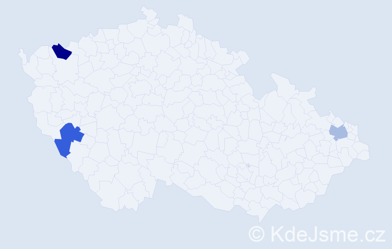 Jméno: 'Huy Minh', počet výskytů 3 v celé ČR