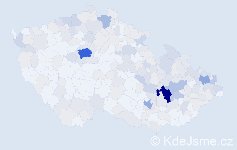 Jméno: 'Marketa', počet výskytů 493 v celé ČR