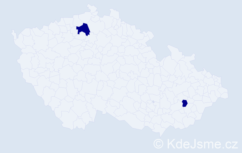 Jméno: 'Buyant', počet výskytů 2 v celé ČR