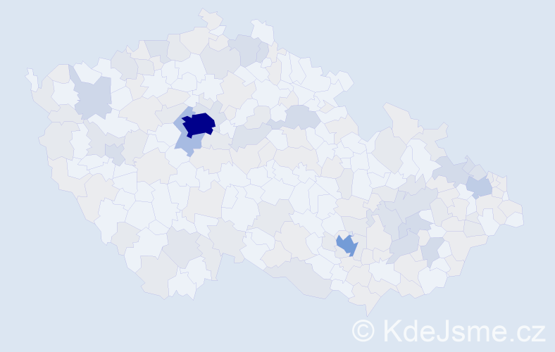 Jméno: 'Sophie', počet výskytů 363 v celé ČR