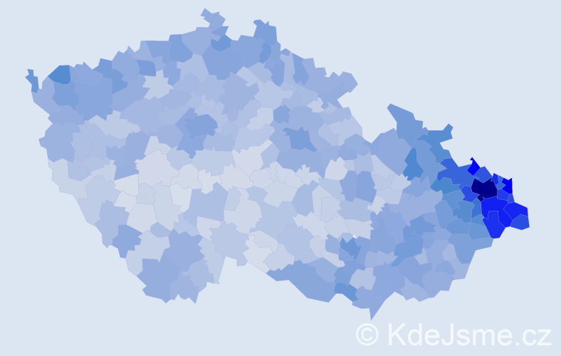 Jméno: 'René', počet výskytů 9353 v celé ČR