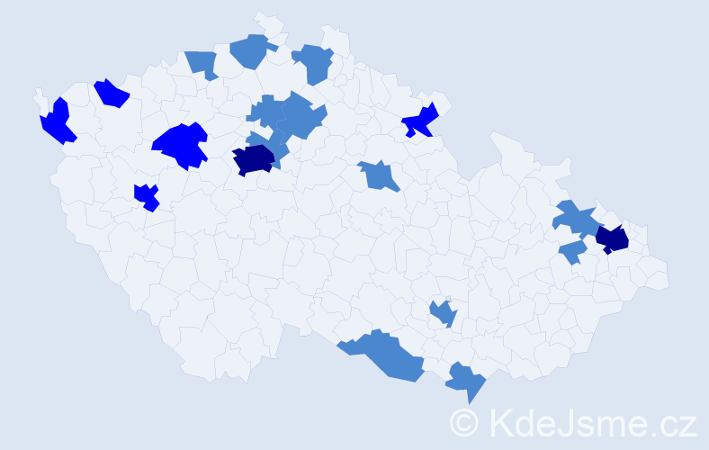 Jméno: 'Thanh Nam', počet výskytů 28 v celé ČR