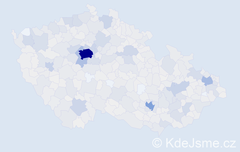 Jméno: 'Emma', počet výskytů 3251 v celé ČR
