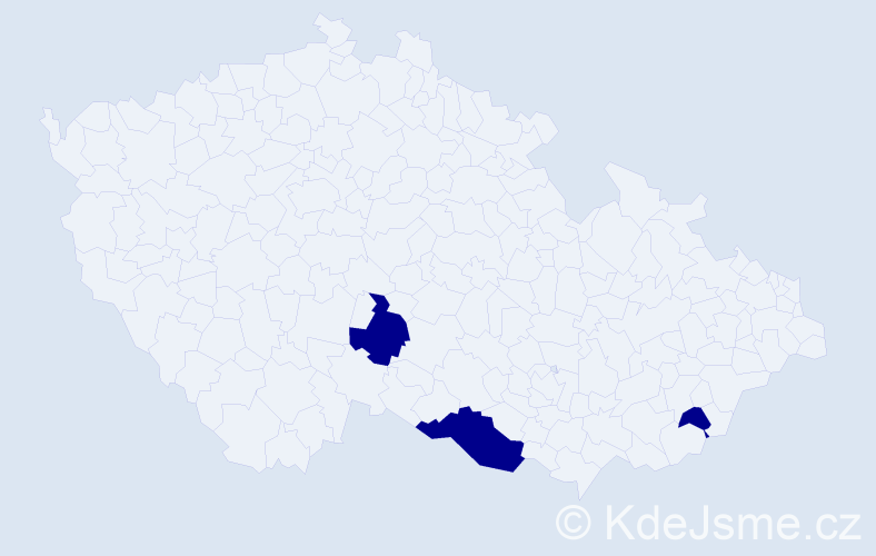 Jméno: 'Alan Josef', počet výskytů 3 v celé ČR