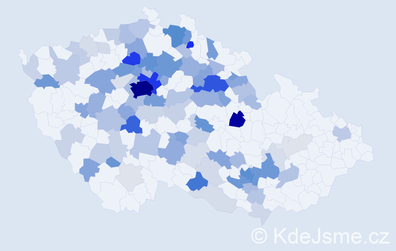 Jméno: 'Fedir', počet výskytů 363 v celé ČR