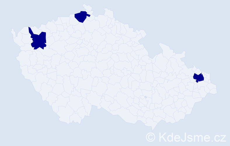 Jméno: 'Phuong Thanh', počet výskytů 3 v celé ČR
