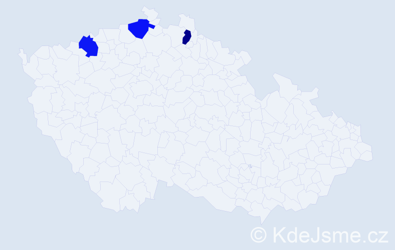 Jméno: 'Minh Hung', počet výskytů 3 v celé ČR