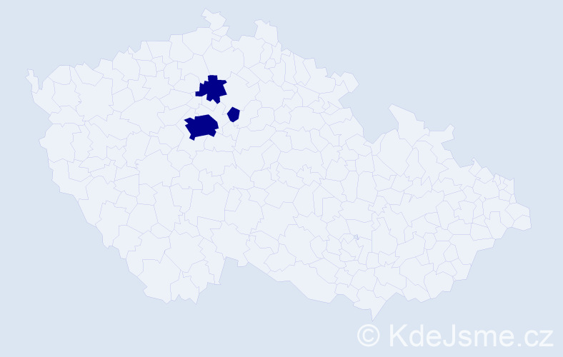 Jméno: 'Sevinj', počet výskytů 3 v celé ČR