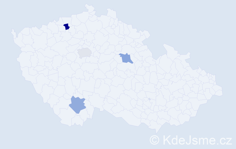 Jméno: 'Hoang Dat', počet výskytů 4 v celé ČR