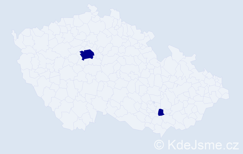 Jméno: 'John Harold', počet výskytů 2 v celé ČR