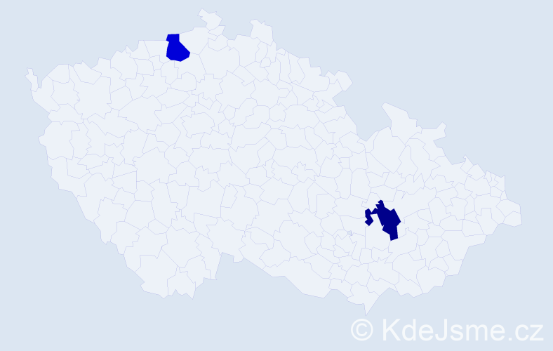 Jméno: 'Khánh Linh', počet výskytů 2 v celé ČR