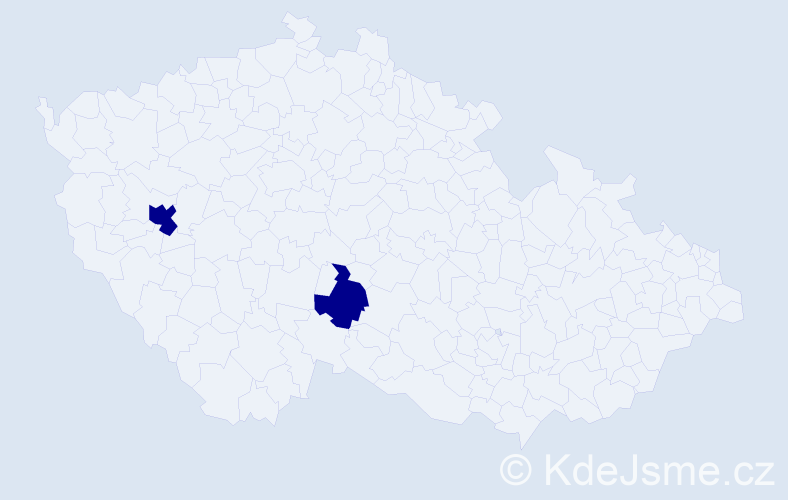 Jméno: 'Van Ngai', počet výskytů 2 v celé ČR