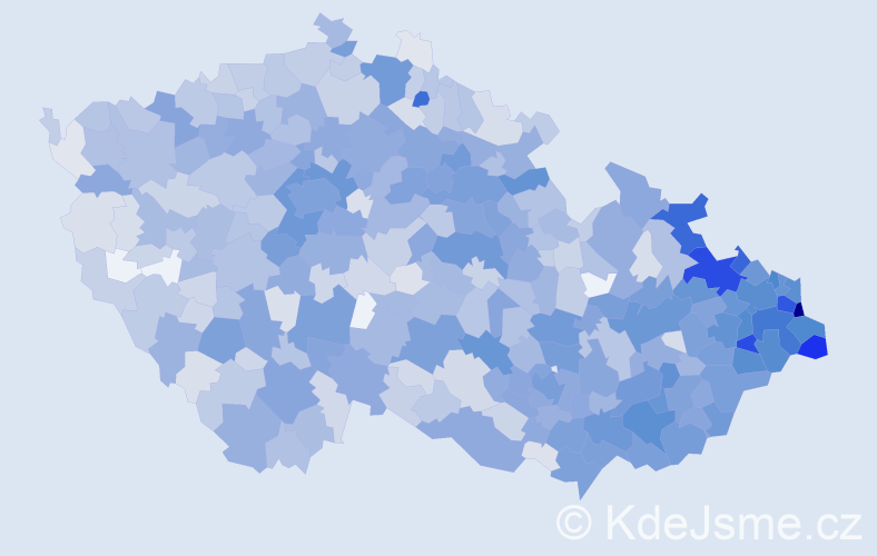 Jméno: 'Beáta', počet výskytů 2403 v celé ČR