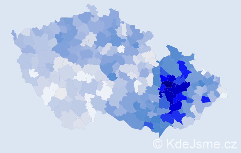 Jméno: 'Květoslav', počet výskytů 2628 v celé ČR