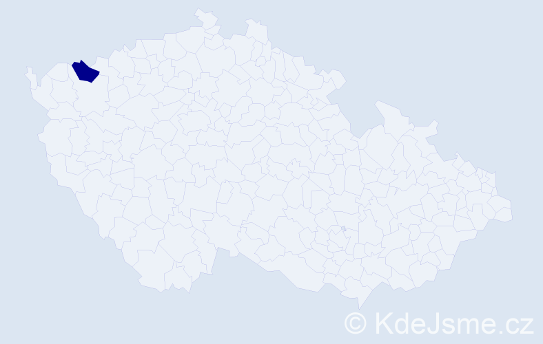 Jméno: 'Piere', počet výskytů 1 v celé ČR