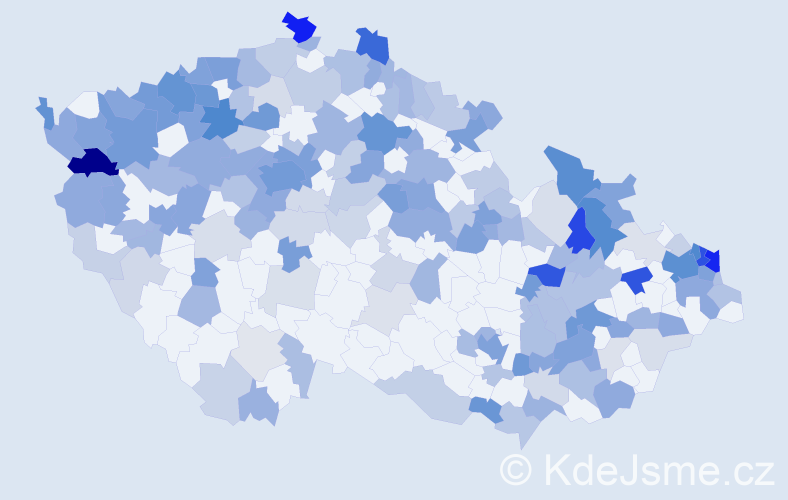 Jméno: 'Zlatica', počet výskytů 431 v celé ČR