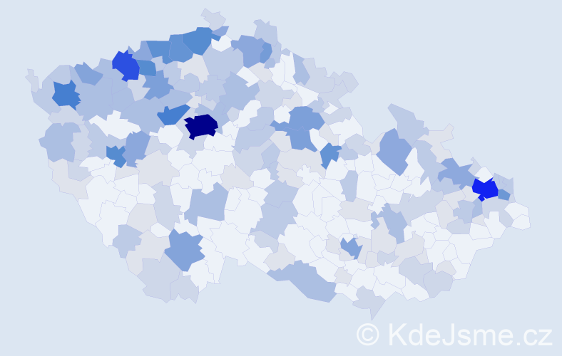 Jméno: 'Dezider', počet výskytů 492 v celé ČR