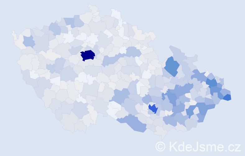 Jméno: 'Aloisie', počet výskytů 1589 v celé ČR