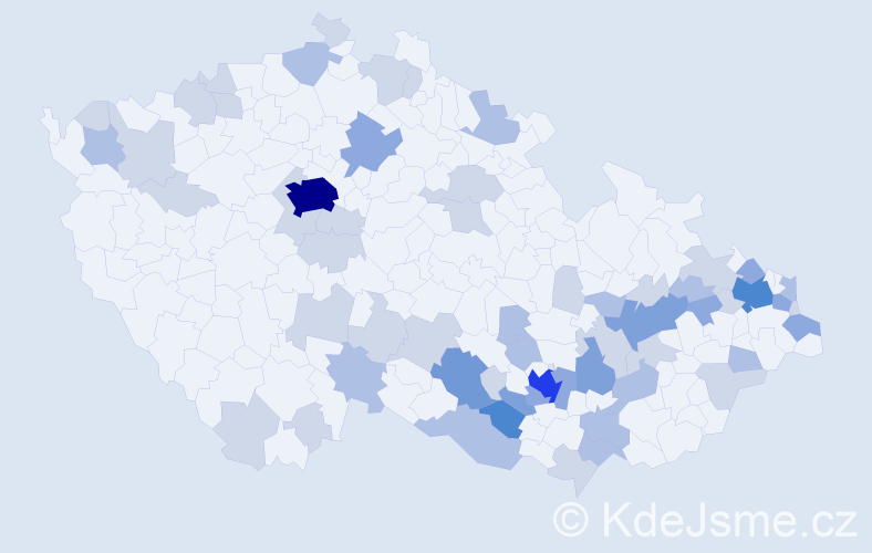 Jméno: 'Raimund', počet výskytů 131 v celé ČR