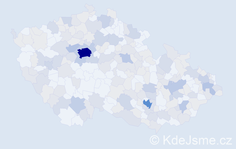 Jméno: 'Sebastien', počet výskytů 439 v celé ČR